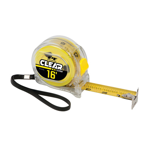 W5045 Performance Tool 16' X 1-Inch Clear Tape Measure