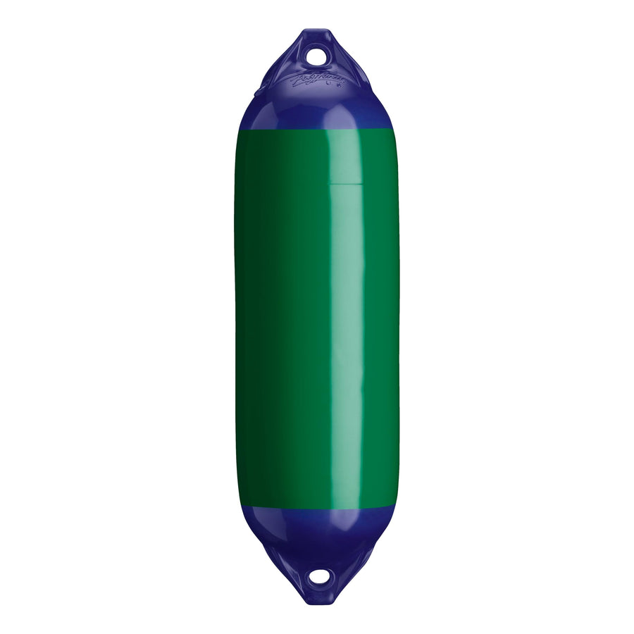 Polyform F-Series Boat Fender Standard F-02 Blue Ropehold - Forest Green