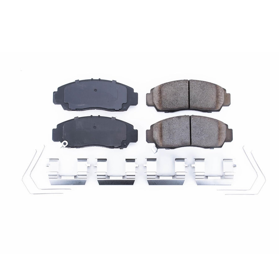 Power Stop Brake Kit Front For Acura TSX 2011-14 | Honda Accord 2011-12 - Ceramic Brake Pads With Installation Hardware, 17-1506