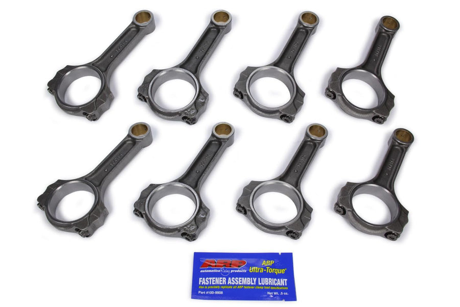 Scat Pro Series Connecting Rod, Scat I Beam, 5.400 in Long, Bushed, 7/16 in Cap Screws, 8740 Bolt, Forged, Steel