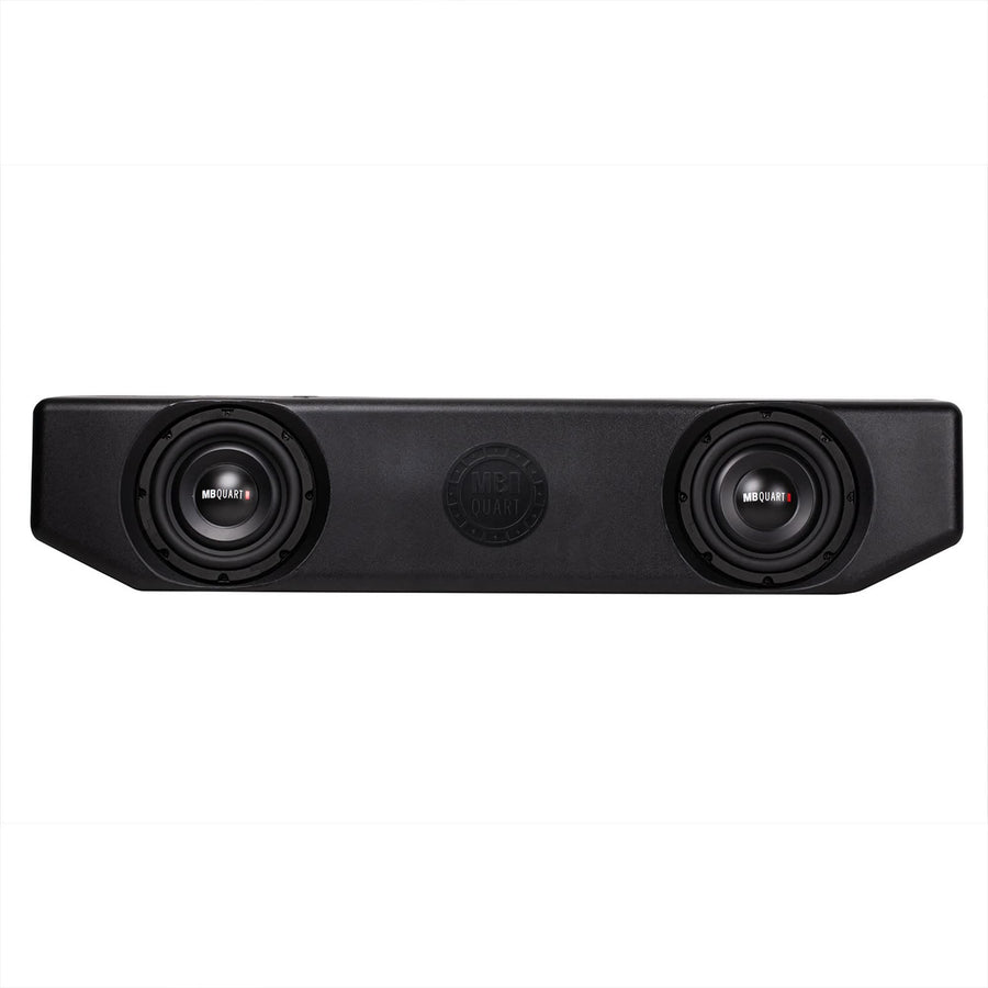 MB Quart Jeep Gladiator (JT) 2020+ Models Underseat Subwoofer Upgrade Kit - Dual 8" Long-Throw Subs, Custom-Fit, No Amp Included, Easy Install