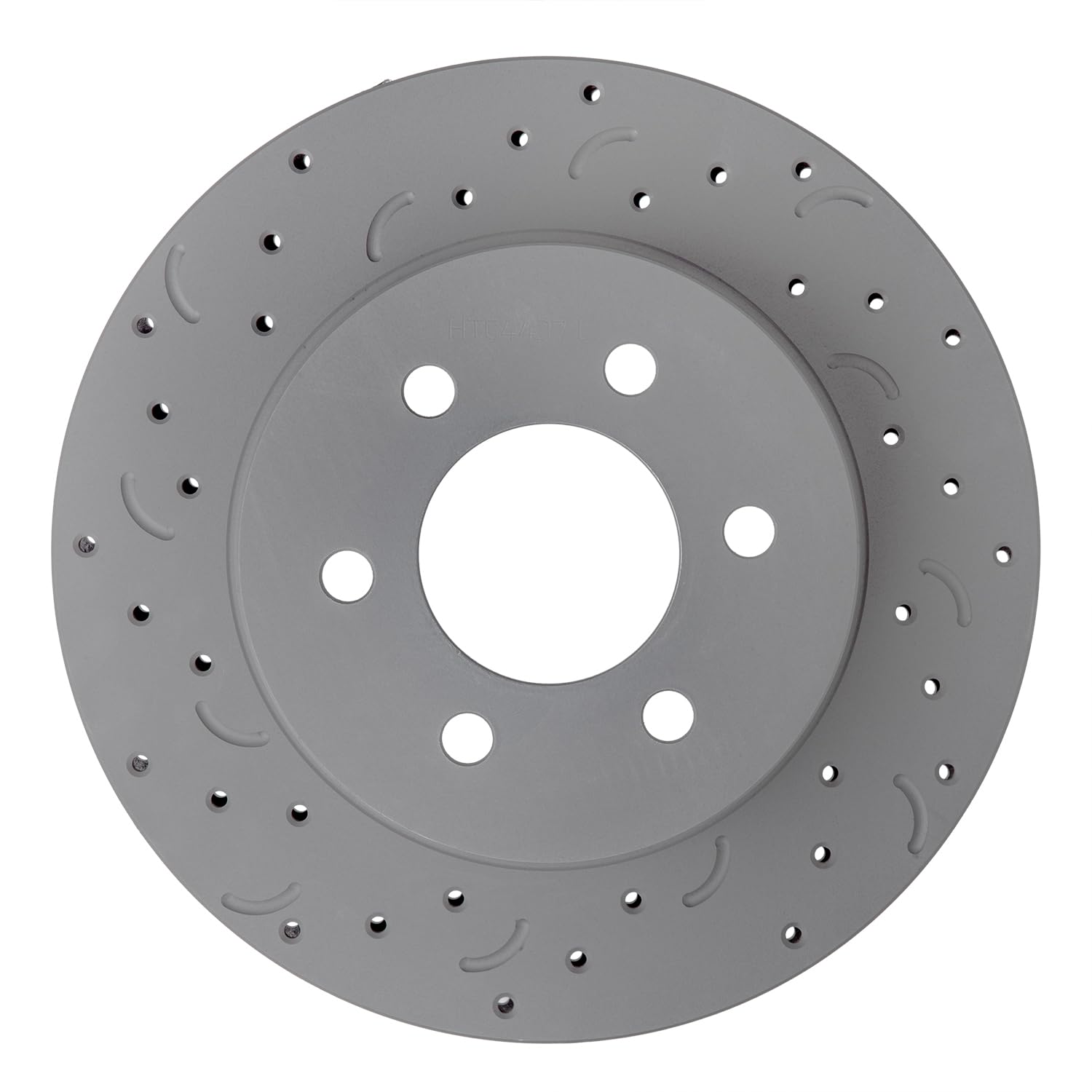 Talon Cross-Drilled and Slotted Vented Rotor, Hawk Performance Brakes, 11.3 in. Diameter, 2.53 in. Height