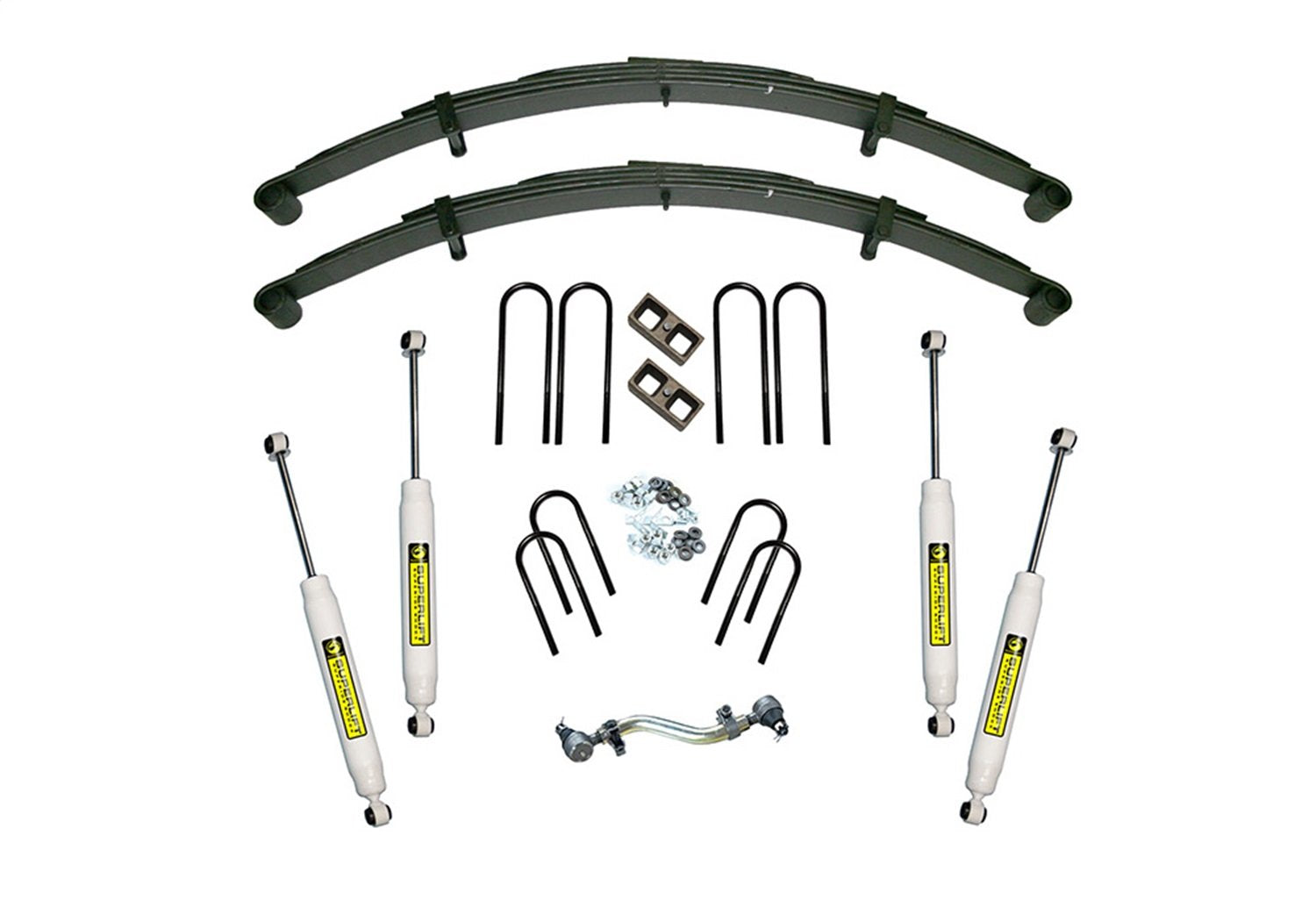 SUPERLIFT SUSPENSION RealTruck 5.5" Lift Kit for Chevrolet/GMC | Complete Lift Kit with Front & Rear Shadow Series Shocks | K462 | Fits 1973-1987 Chevrolet / GM 1 Ton Trucks with Small Block Engine