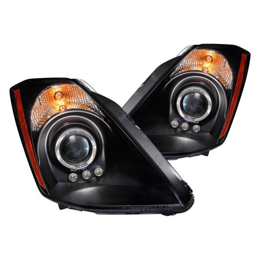 Halo Anzo USA 121444 Projector Black Headlight
