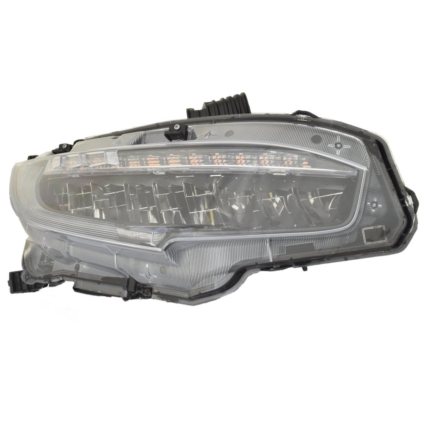 Honda Civic SND/HB 20-21 / CPE 20 ACK Automotive Headlight LED SI/TOURING NA Built RH Passenger Side Replaces OEM: 33100-TBA-A23 Partslink: HO2503199