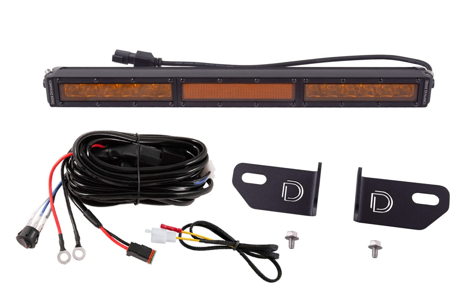 Diode Dynamics SS18 DD6598: LED Lightbar Kit for 2019-2021 Ford Ranger, Amber Combo