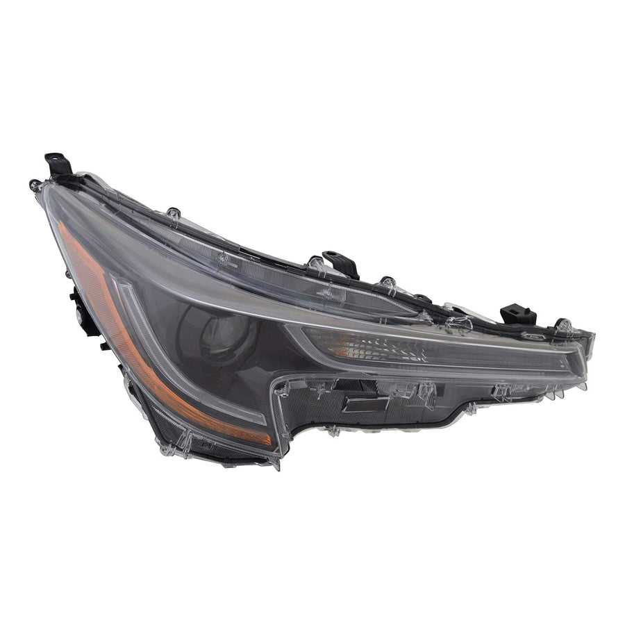 Right TYC Headlight Assembly Compatible with 2020-2021 Toyota Corolla