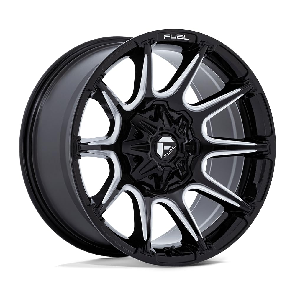FC880 SUPER C FUEL OFF-ROAD 20X10 8X6.5 4.79-18mm GLOSS BLACK MILLED - FC880BE20108018N