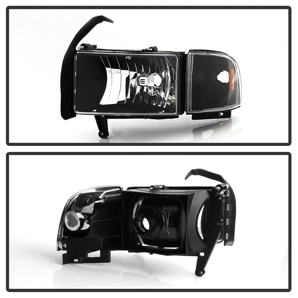 OEM Style Xtune Headlights (HD-JH-DR94-SET-BK)