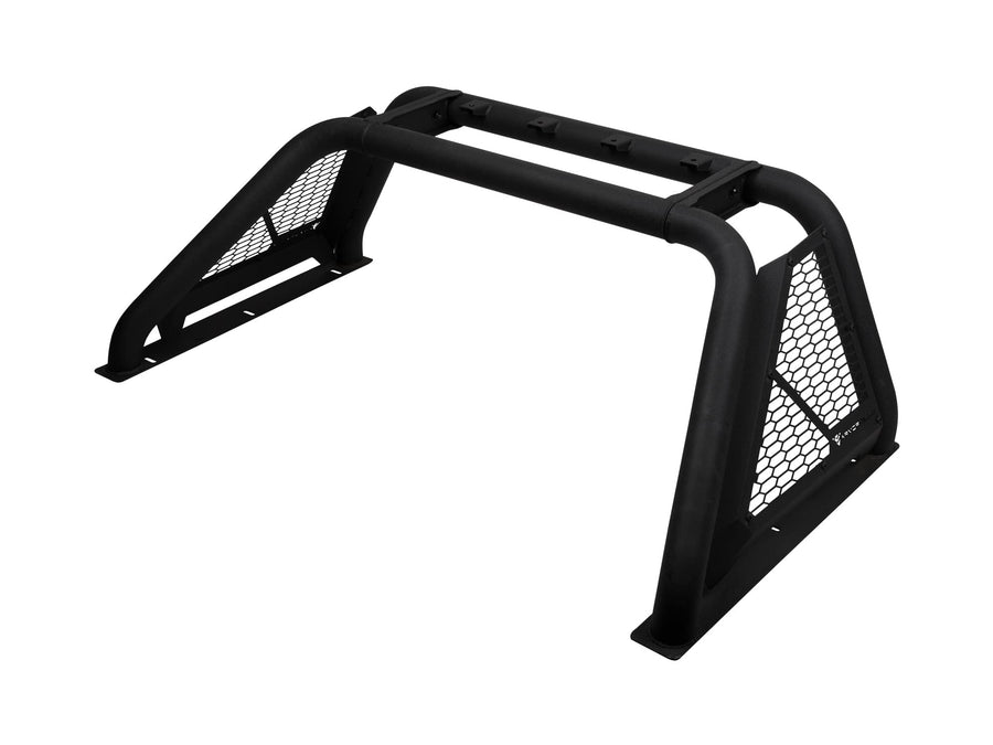 8707807 Armordillo USA CR-B Honeycomb Mesh Steel Chase Rack - Textured Black Fits Mid Size Pickup Truck, Mid Size Pickup Trucks