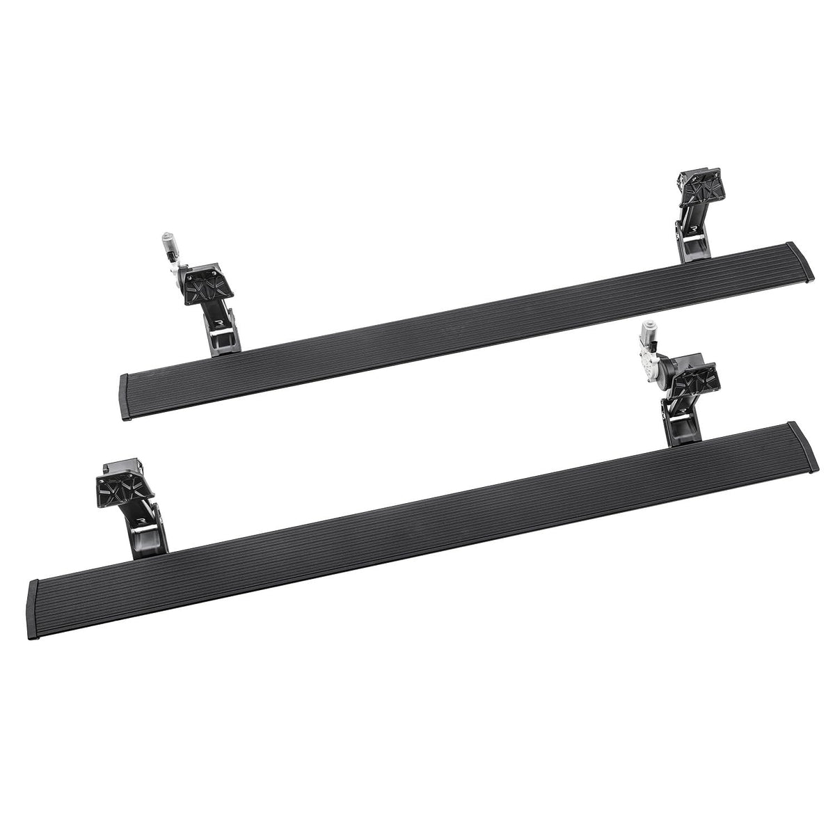 AMP Research PowerStep Plug-N-Play | Fits Ford Ranger 2024-2025 | 76363-01A | Rust Proof Aluminum Retractable Electric Steps with LED Step Lights