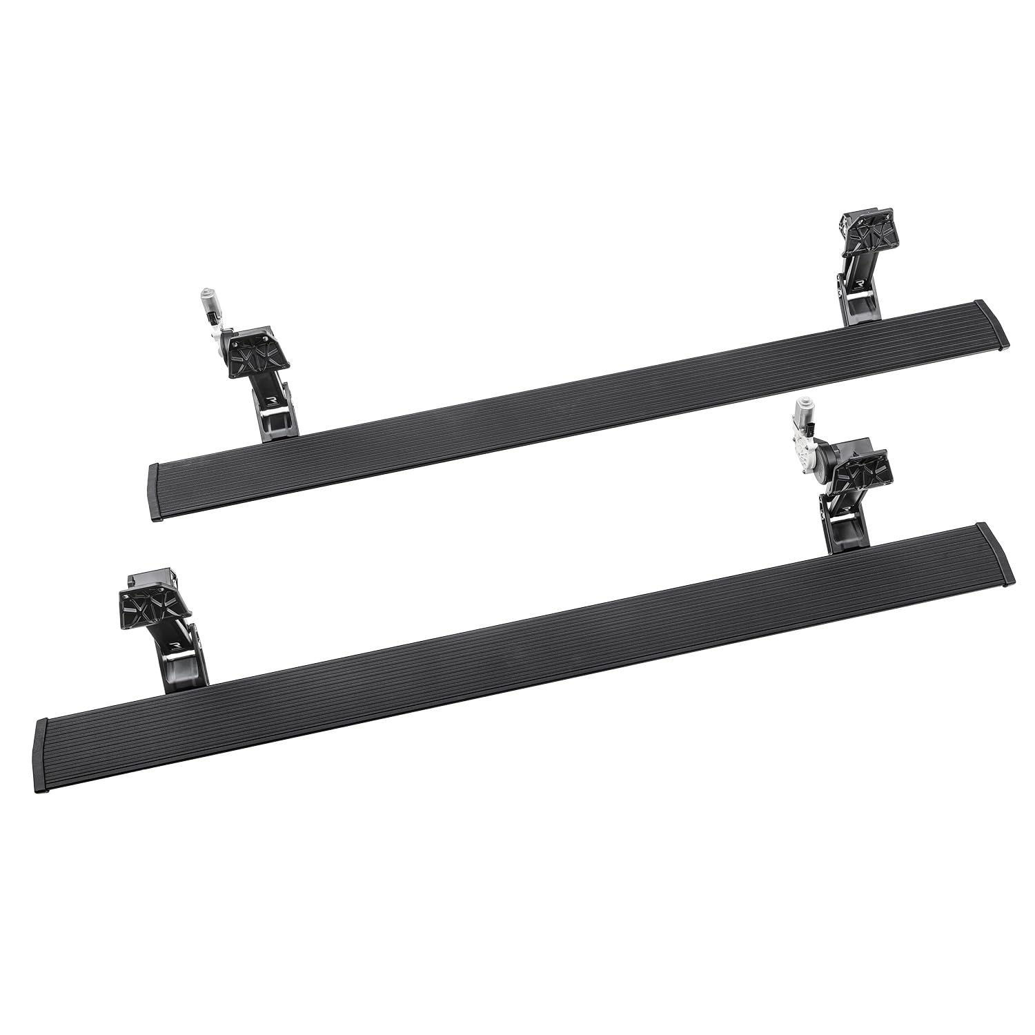 AMP Research PowerStep Plug-N-Play | Fits 2500/3500 Diesel 2025 RAM | 76365-01A | Rust Proof Aluminum Retractable Electric Steps with LED Step Lights
