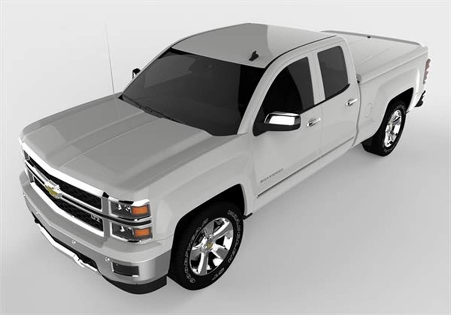 UnderCover RealTruck Lux One-Piece Truck Bed Tonneau Cover | UC1126L-GAN | Fits 2014 - 2018, 2019 Legacy Chevy Silverado 1500, 2015-19 2500/3500HD GAN(WA636R) - Silver Ice 6' 7" Bed (78.9")