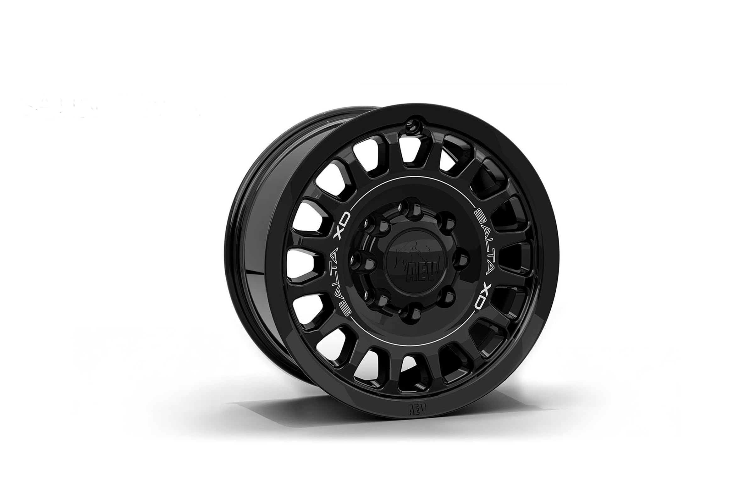 Salta XD AEV Wheel Compatible with 2024-2026 Chevrolet Silverado HD & GMC Sierra HD, 18x9, +18ET - Gloss Black