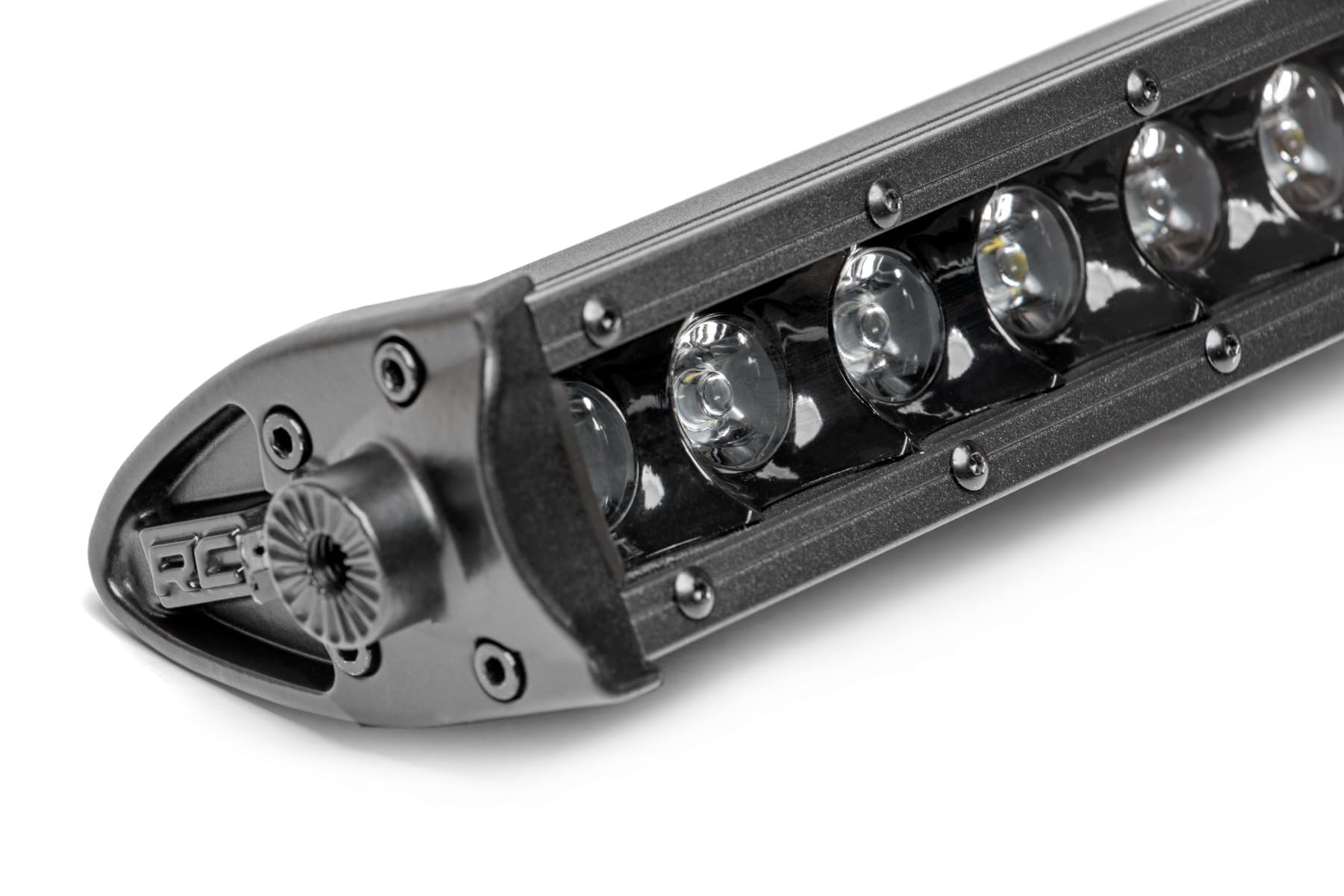 50" Rough Country Single Row LED Light Bar - 19,200 Lumens Cree LEDs, 240W Spot Beam, Off-Road Waterproof Lighting for Jeeps, Truck & UTV