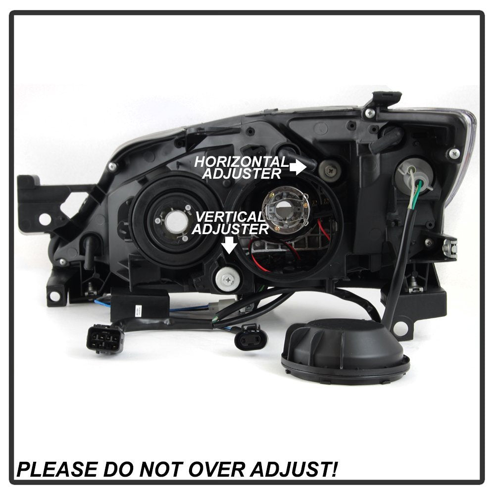Projector Headlight Xtune PRO-JH-SI08-LBDRL-BSM, 1 Pack