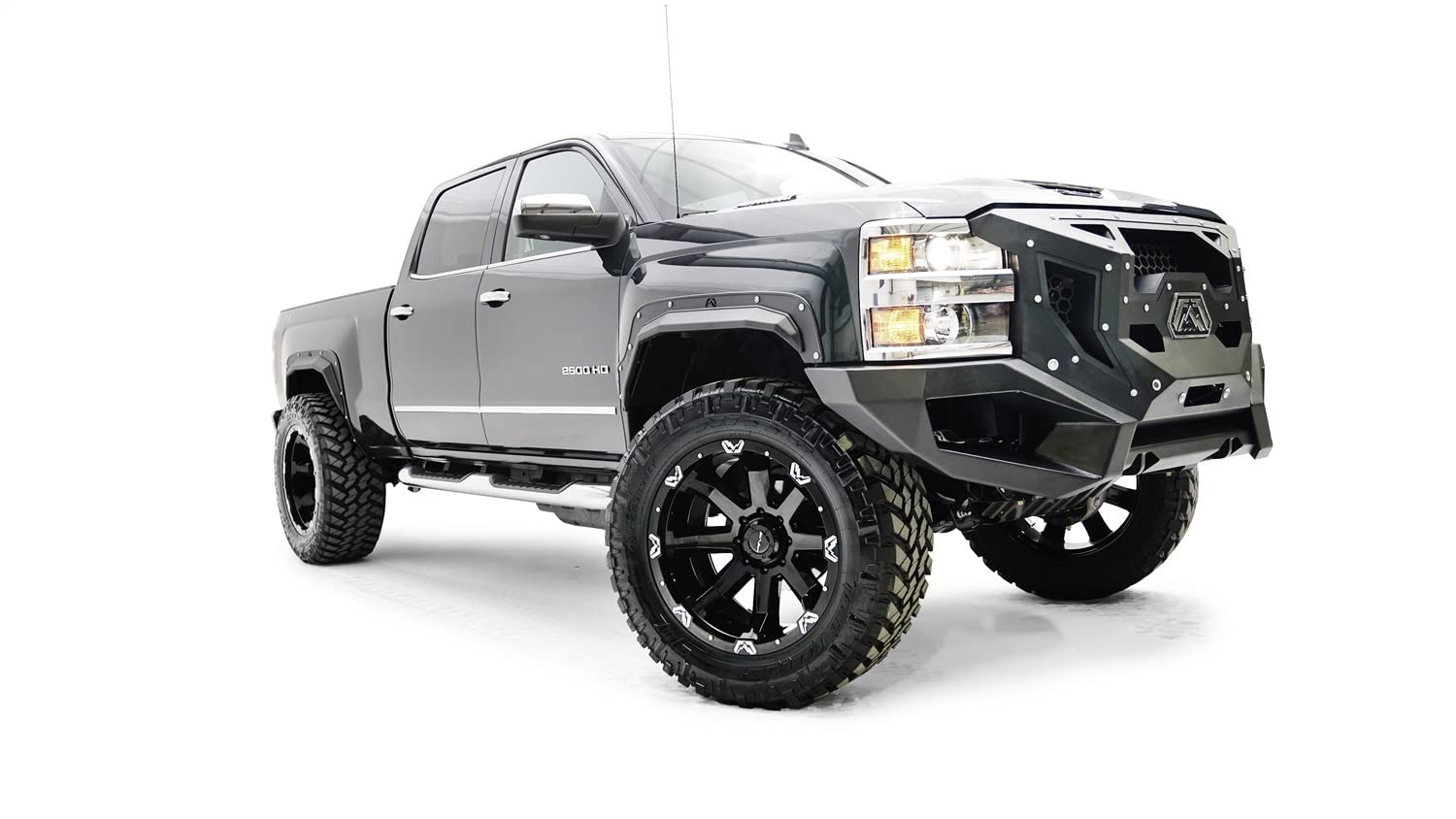 Open Fender System 15-17 Chevy Hd 2500 or 3500 No Flare Bare