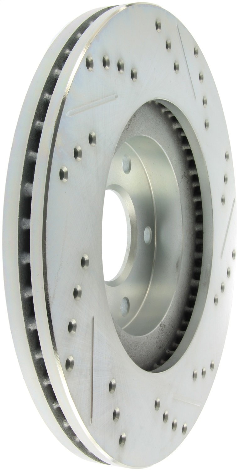 Front Right StopTech 227.42080R Select Sport Drilled and Slotted Brake Rotor