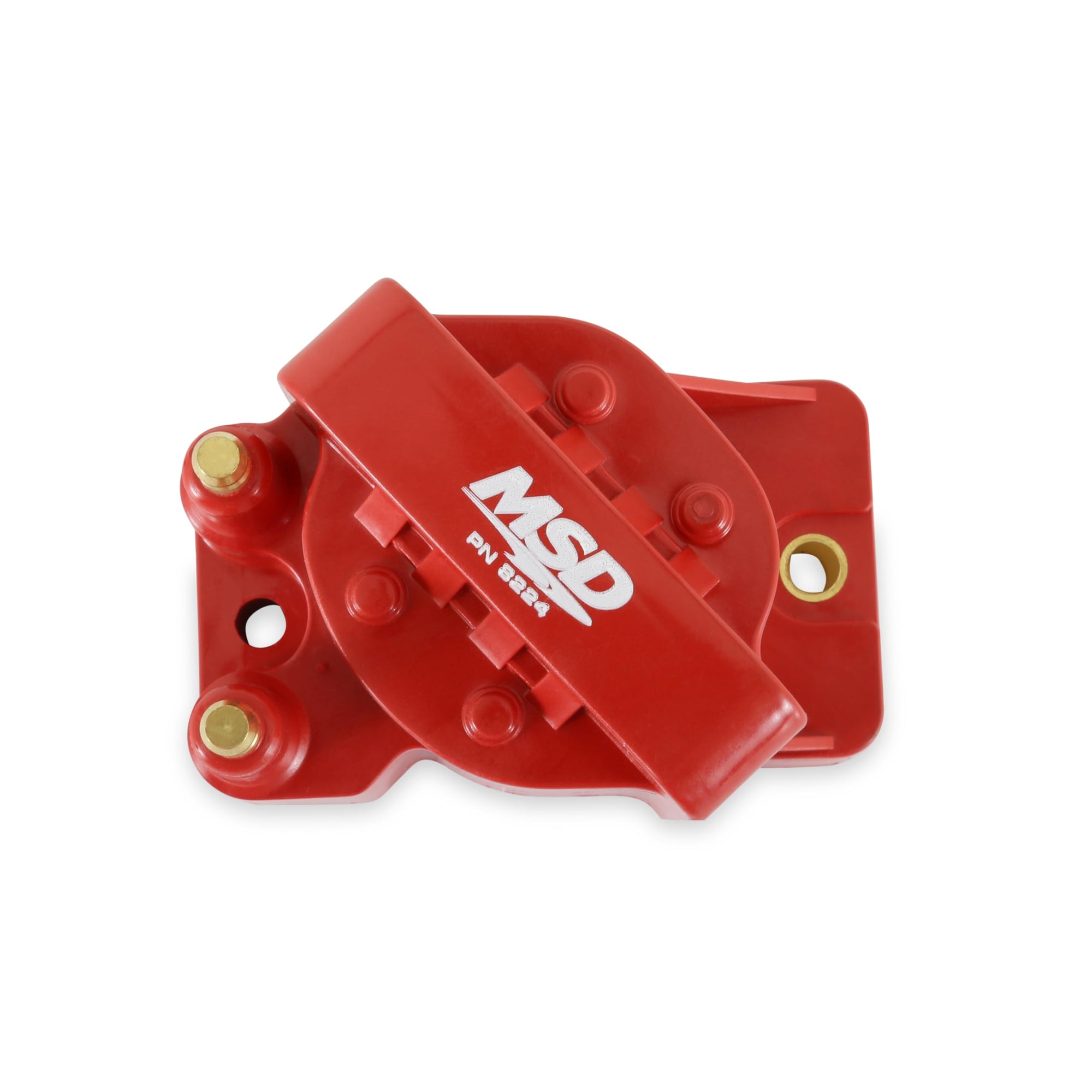 2 Tower Style MSD 8224 Ignition Coil Pack, Red