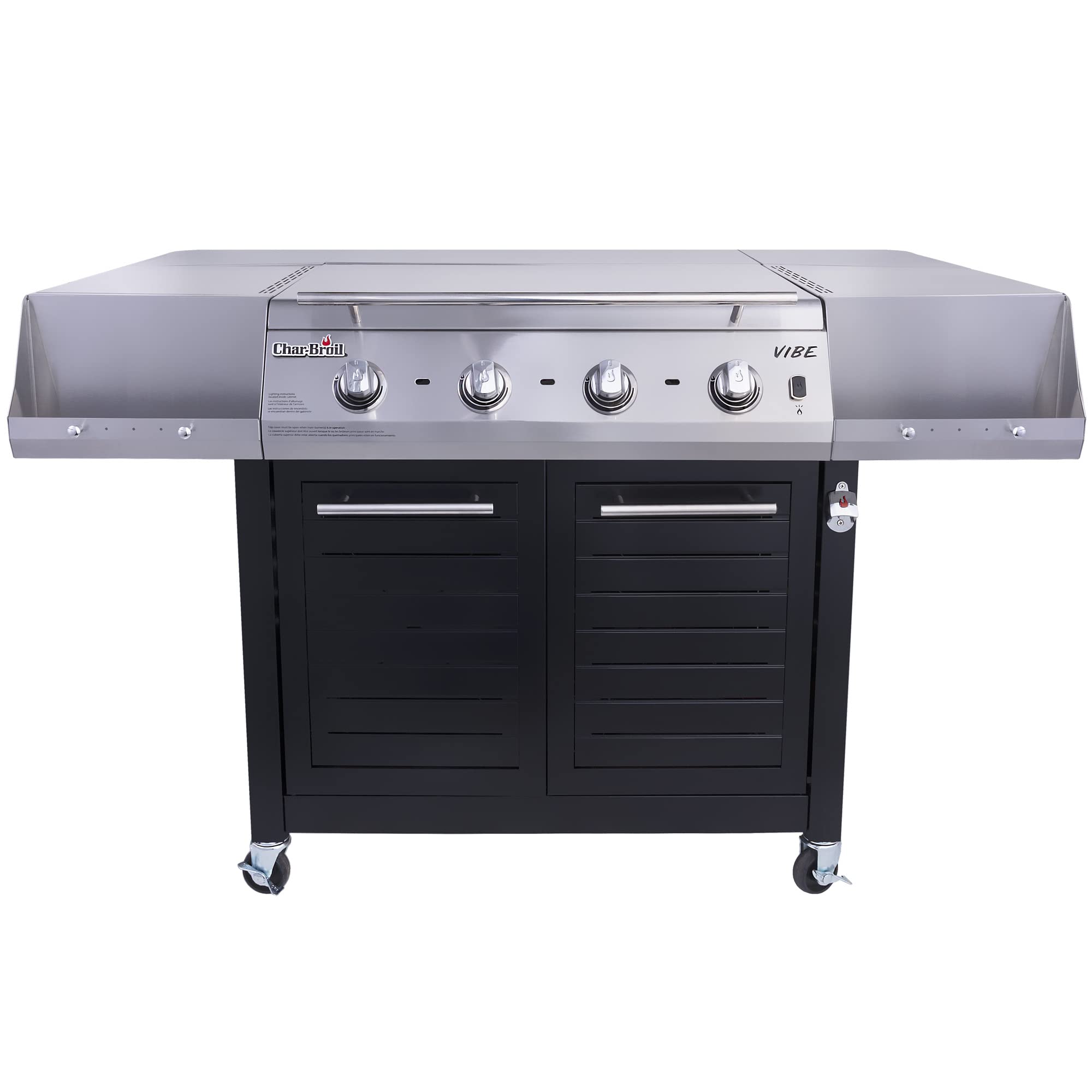 Char-Broil® Convective Vibe 4-Burner Propane Gas Stainless Steel Griddle - 463259623
