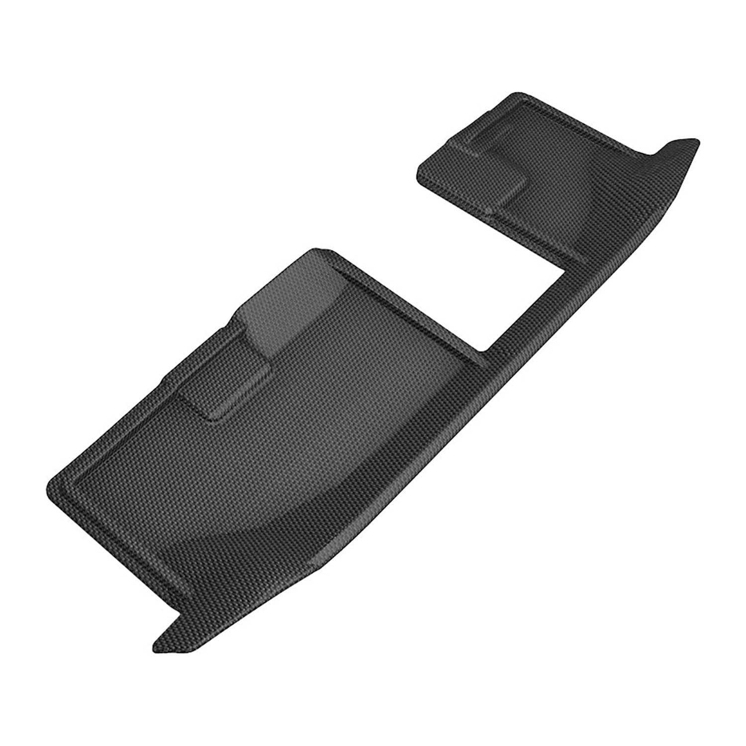 3D MAXpider Kagu Custom Fit Floor Mat (Black) Compatible with Mitsubishi Outlander Phev 2022-2026 - Third Row