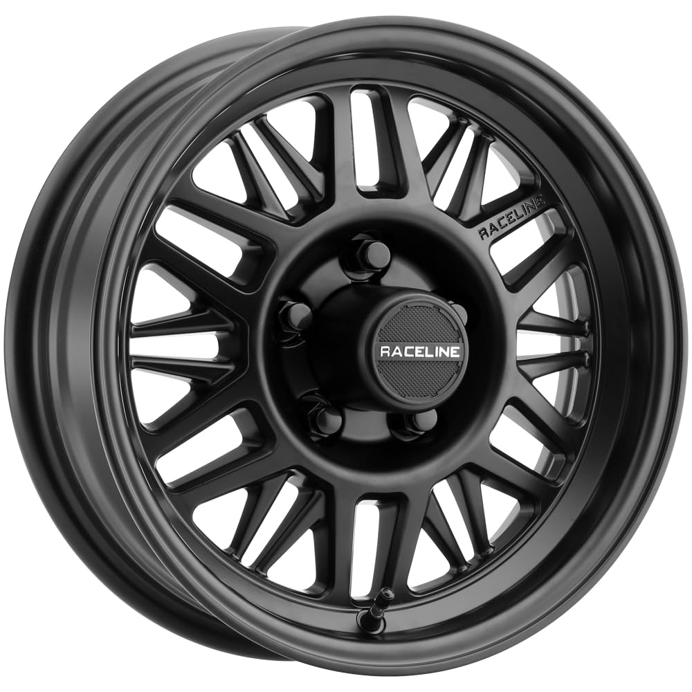 RYNO TR Raceline Wheels SATIN BLACK 15X6 6X5.5