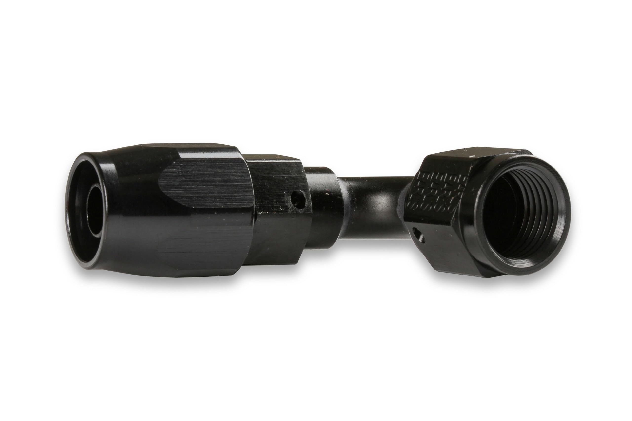 90 Degree Earl's Swivel-Seal® Hose End -6 AN - Black - Clamshell Package