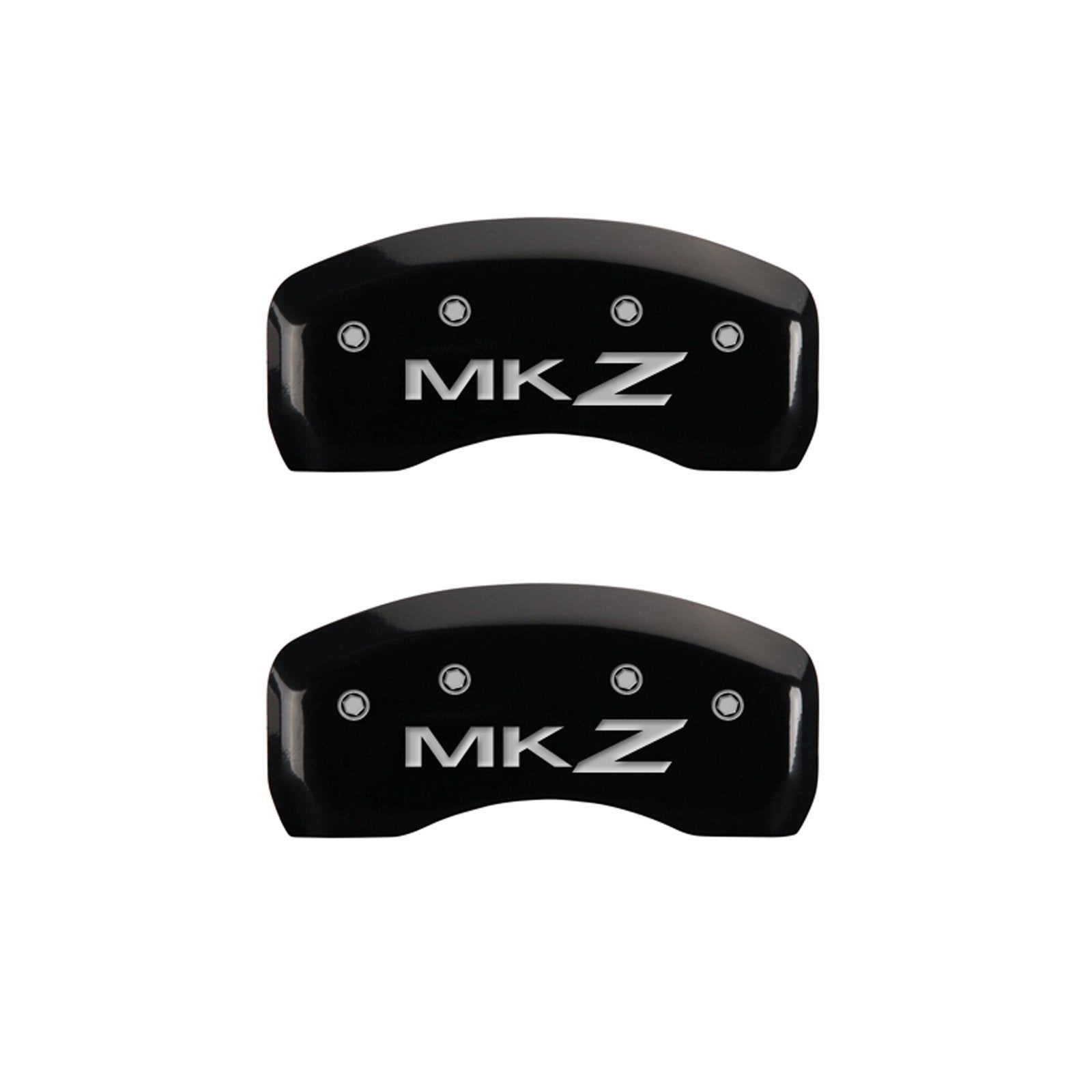 Caliper Covers MGP 36018SLCZBK with Black Powder Coat Finish, (Set of 4)