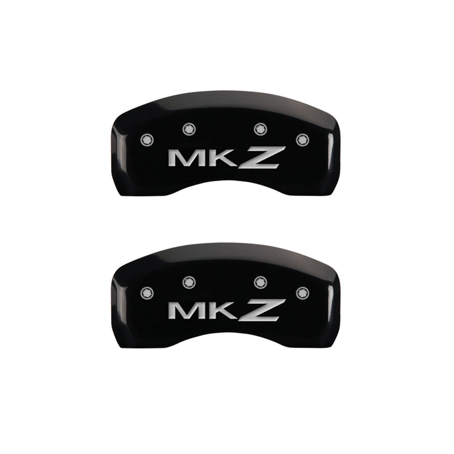 Caliper Covers MGP 36018SLCZBK with Black Powder Coat Finish, (Set of 4)