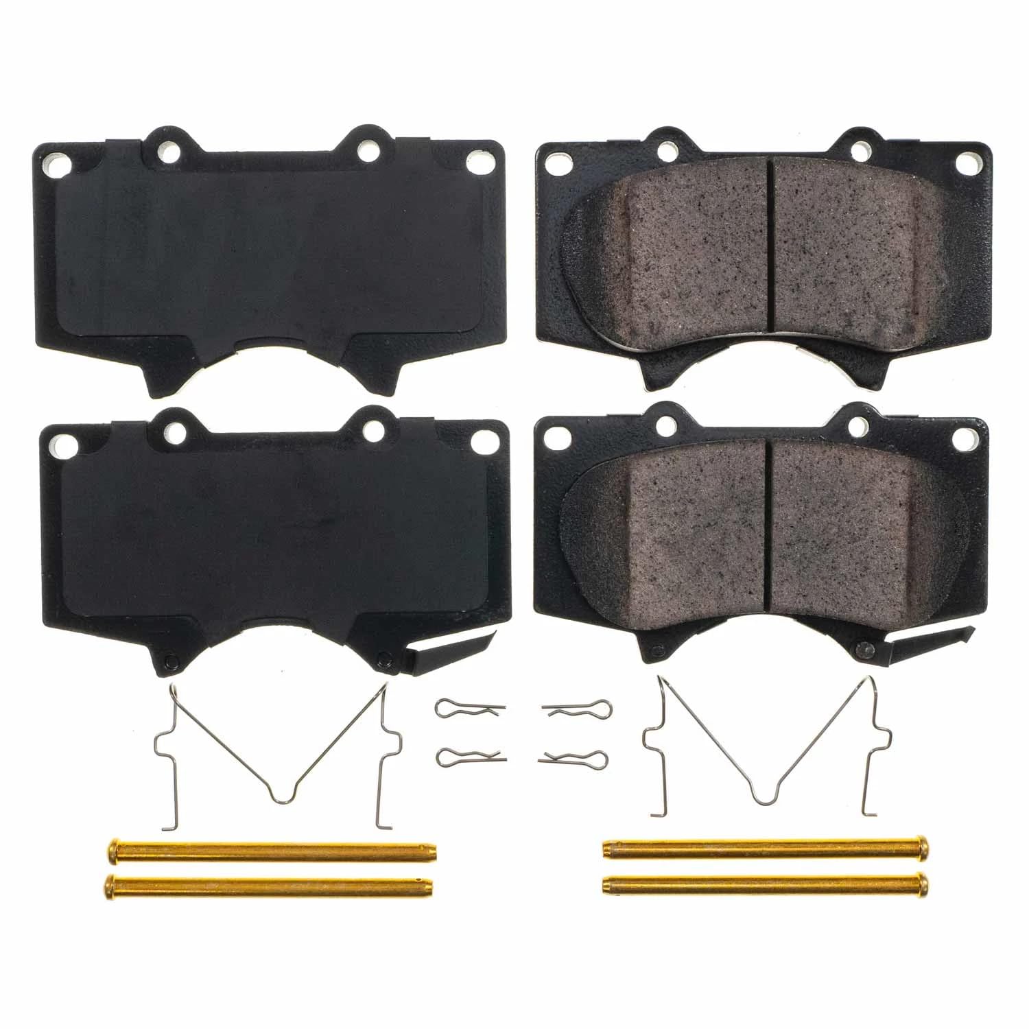 Power Stop Front Brake Kit For Lexus GX470 2003-09 |Toyota 4Runner 2003-09 |FJ Cruiser 2007-14 |Sequoia 2001-07 |Tacoma 2005-20 - Brake Pads Ceramic With Installation Hardware, 17-976
