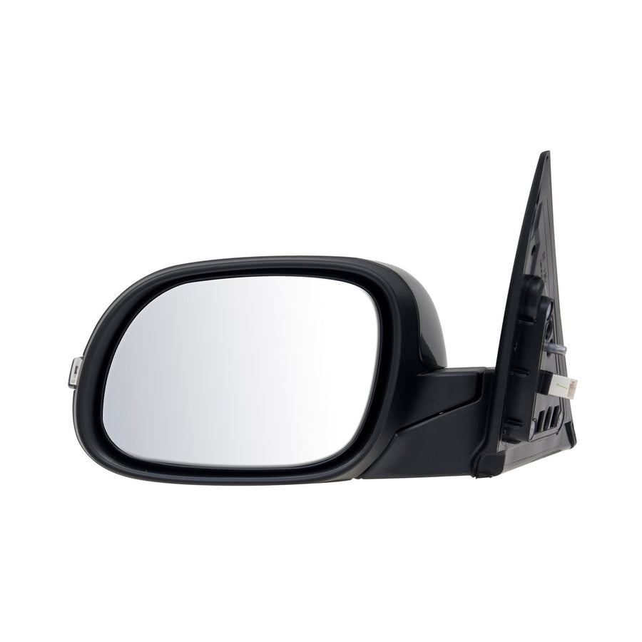 Driver Side Fit Mirror for Kia Soul, Textured Black w/PTM Cover, w/Turn Signal, Foldaway, w/o Memory, Heated Power