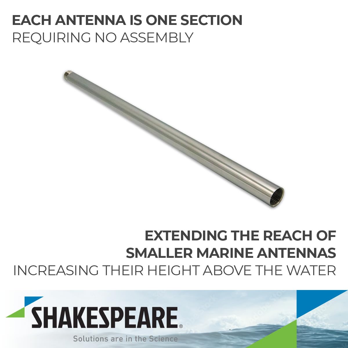 4700-2 Shakespeare Extension MAST HD 2'L