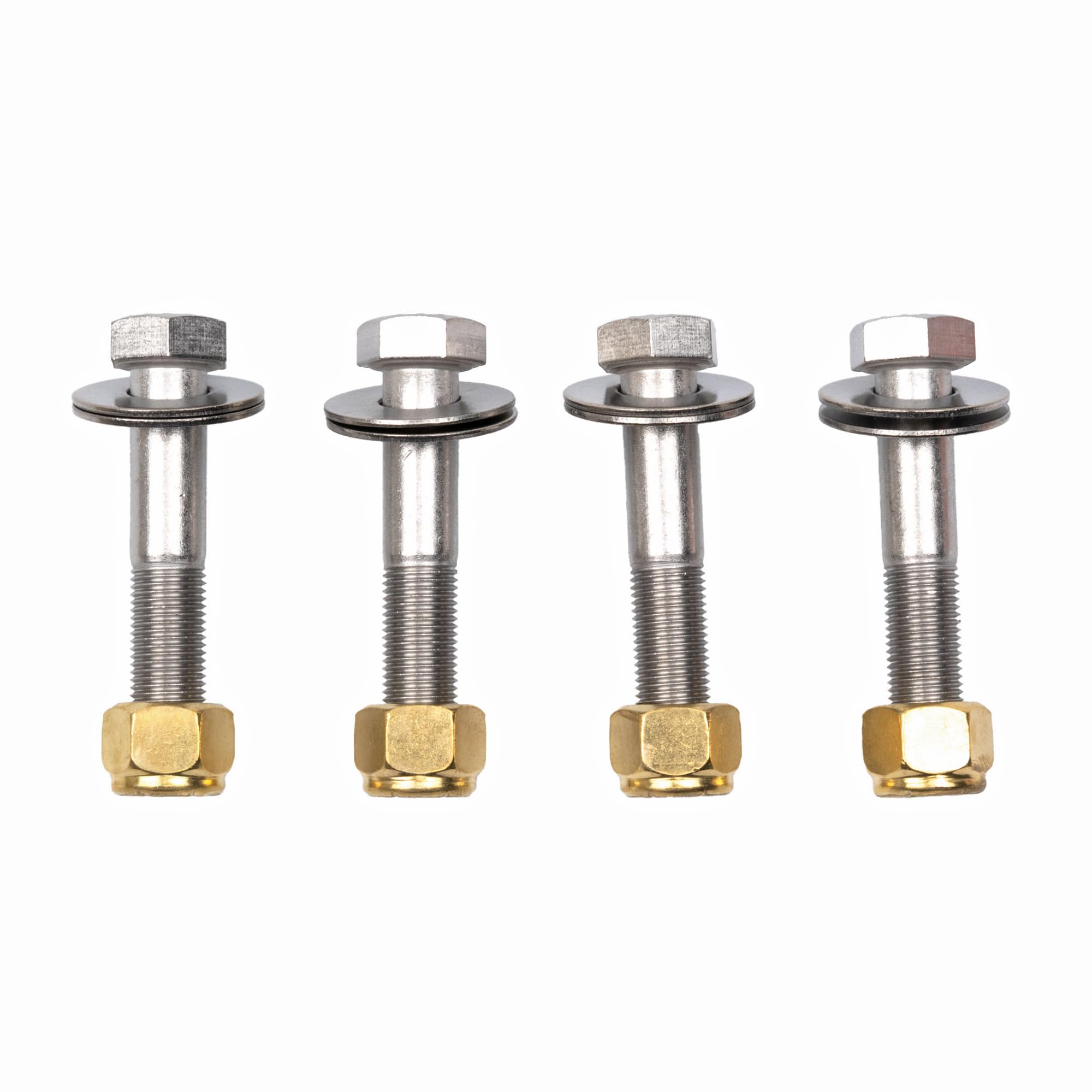 T-H Marine Bolt Kit Jack Plate – ½-20 x 2-3/4” Fine Thread Bolts with Shoulder – Stainless Steel – Includes Lock Nuts & Washers – Mounting Hardware for Outboard Motors