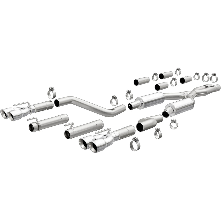 MagnaFlow Exhaust Performance System 19367: Cat-Back, Competition Series, Compatible with 2015-2023 Dodge Challenger, Quad Split Rear Exit Style