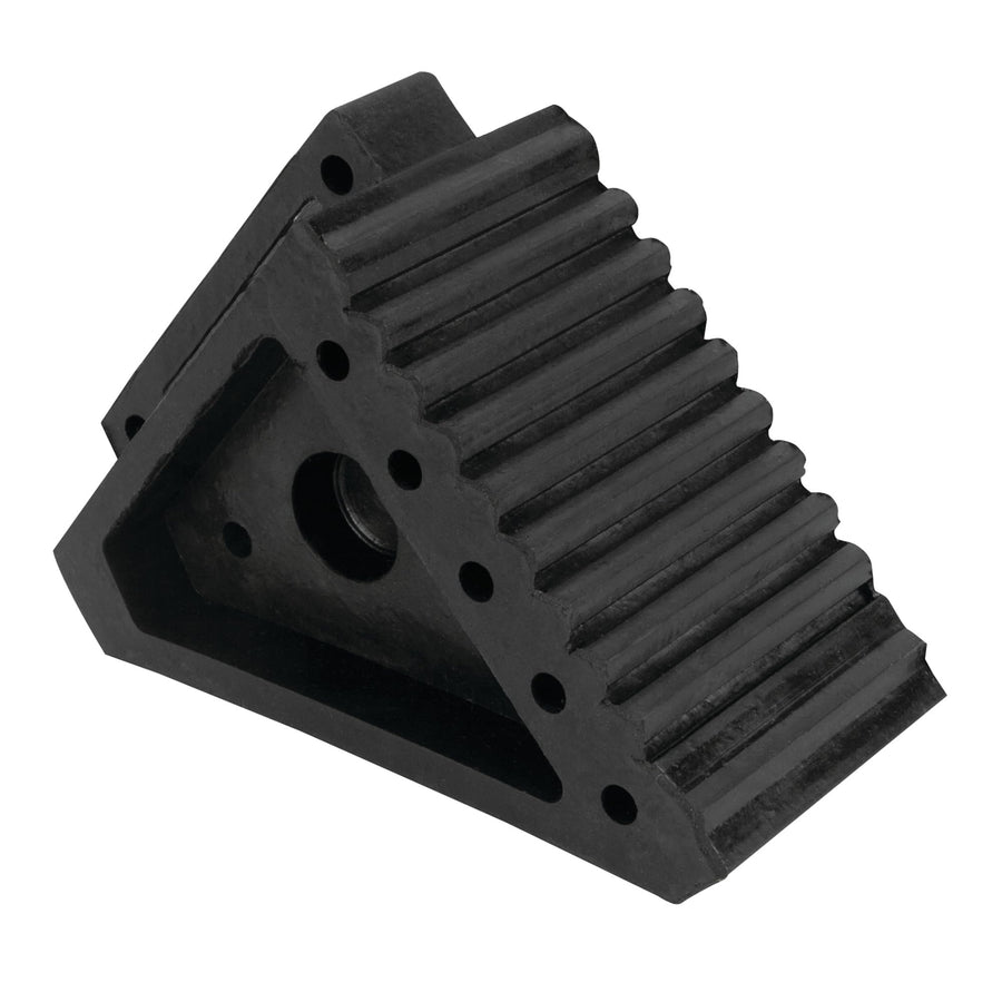 All Weather Performance Tool W41001 Oil Resistant Solid Rubber Wheel Chock for Car, Travel Trailers, RV, Truck, and ATV