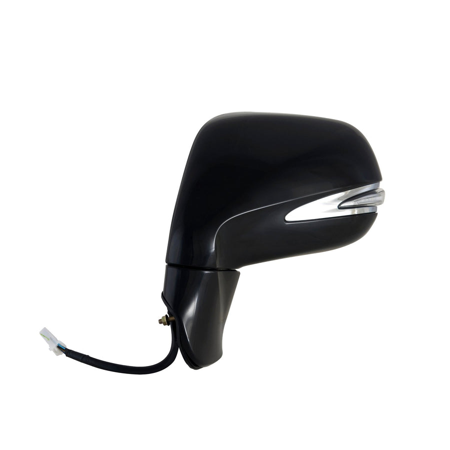 Fit System Driver Side Mirror for RX350 Lexus, RX450h, Canada & Japan Built, Black, PTM, w/Turn Signal, Memory, Puddle lamp, Power Folding, w/o auto dimming, w/o Blind spot Detection, Heated Power