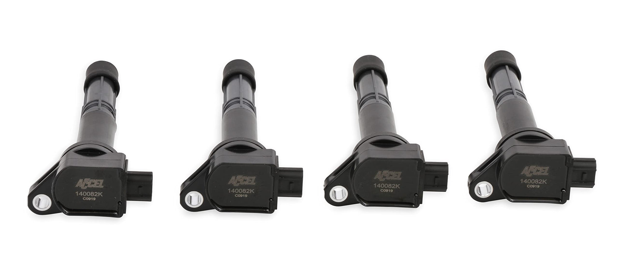140082K-4 ACCEL Ignition Coil - Black, 4-Pack