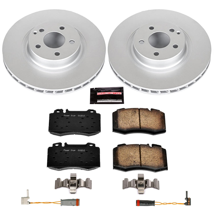 Power Stop Z23 Evolution Geomet Coated Brake Kit For E350 Mercedes-Benz 2007-2009 [Model Specific]