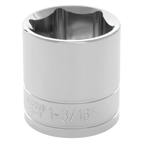 1/2 Drive Performance Tool 6-Point Socket, 1-3/16 W32038
