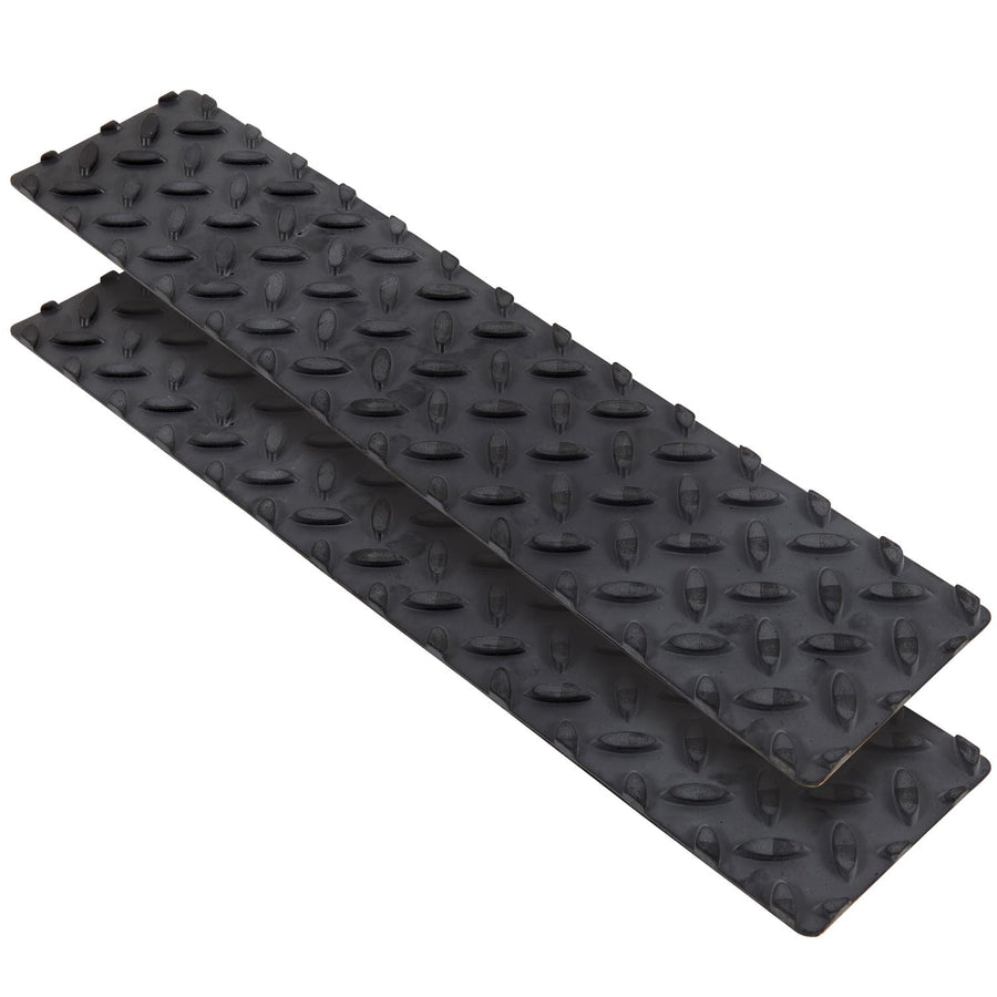 4” x 17.5” EPDM Rubber Safety Step, Keeper 05680-4A, Black, 2 Pack