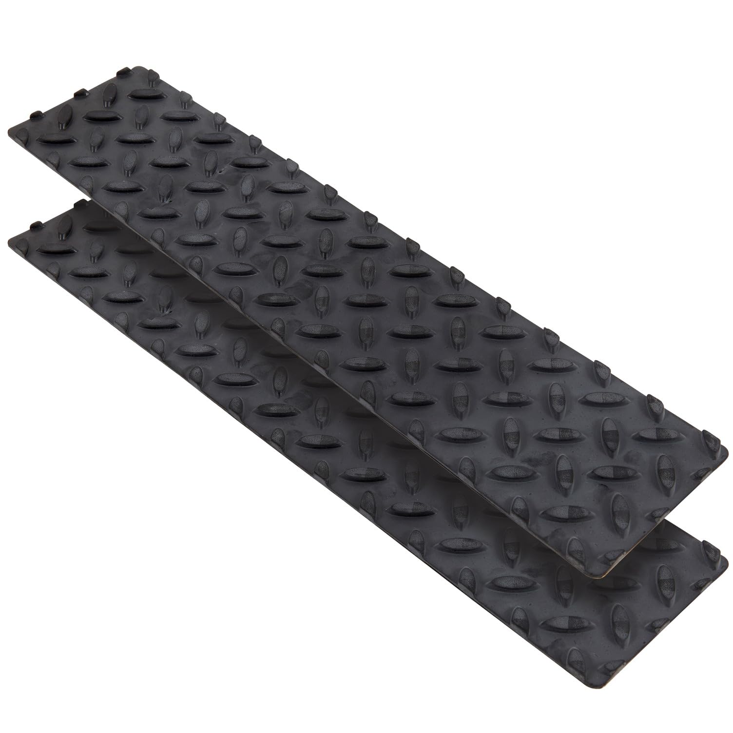 4” x 17.5” EPDM Rubber Safety Step, Keeper 05680-4A, Black, 2 Pack