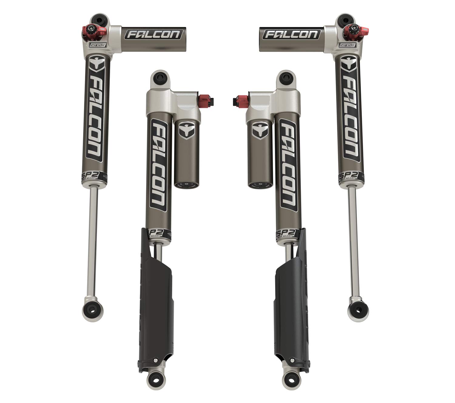 Falcon JT SP2 3.3 Fast Adjust Piggyback Shocks (2-3” Lift)