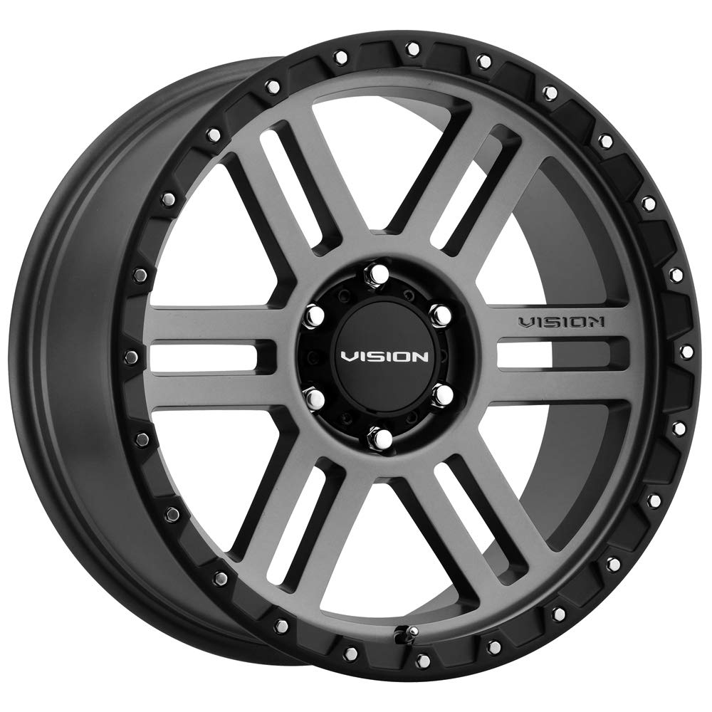 18x9 Vision 354 Manx 2 8x170-12mm Gunmetal Wheel Rim 18" Inch