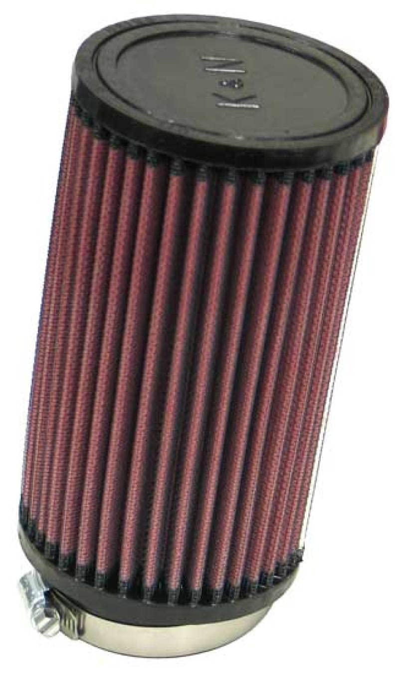 High-Flow K&N Original Lifetime Universal Clamp-On Air Filter: High Performance, Premium, Washable: Flange Diameter: 2.75 In, Filter Height: 7 In, Flange Length: 1 In, Shape: Round, RU-1480