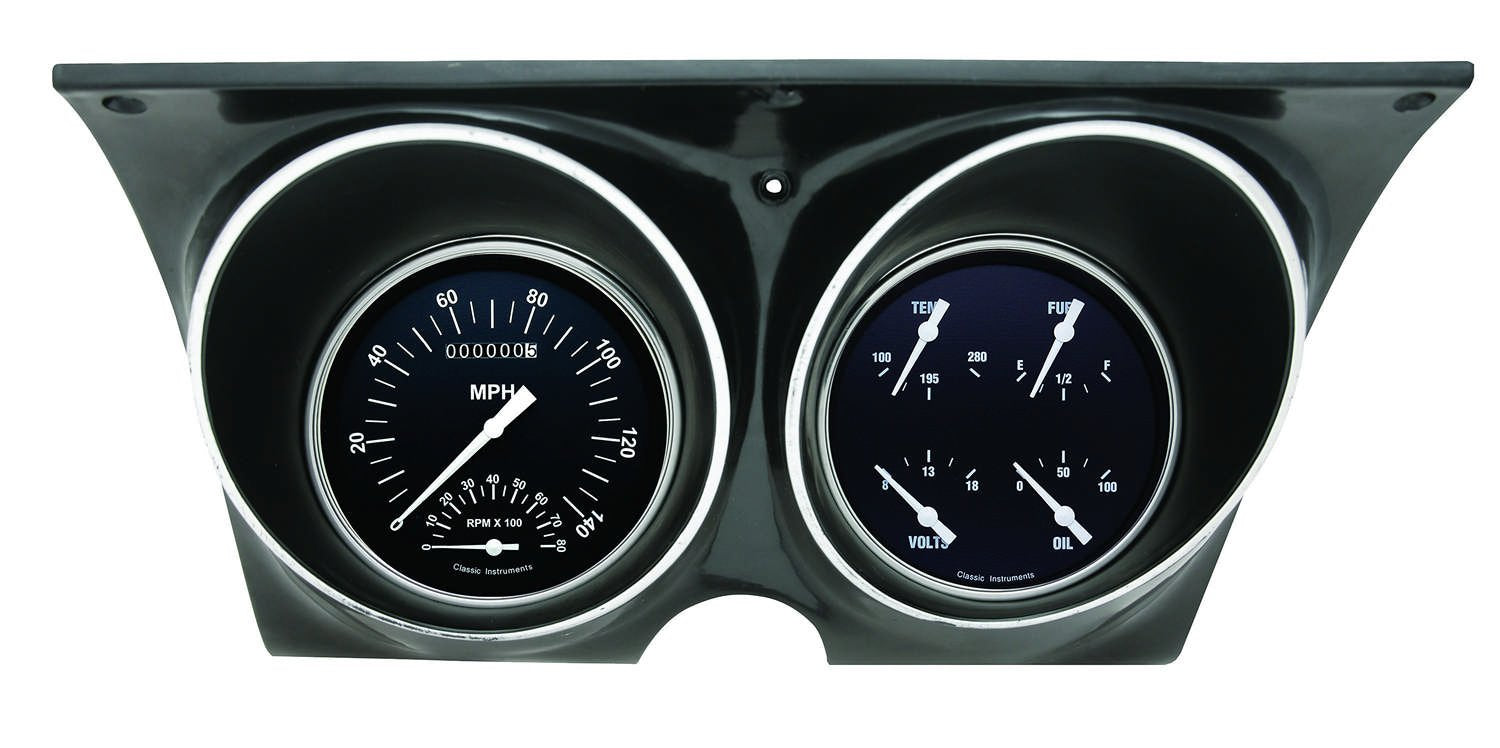 Classic Instruments Hot Rod CAM67HR Direct Fit Gauge Set Compatible with 1967 Camaro