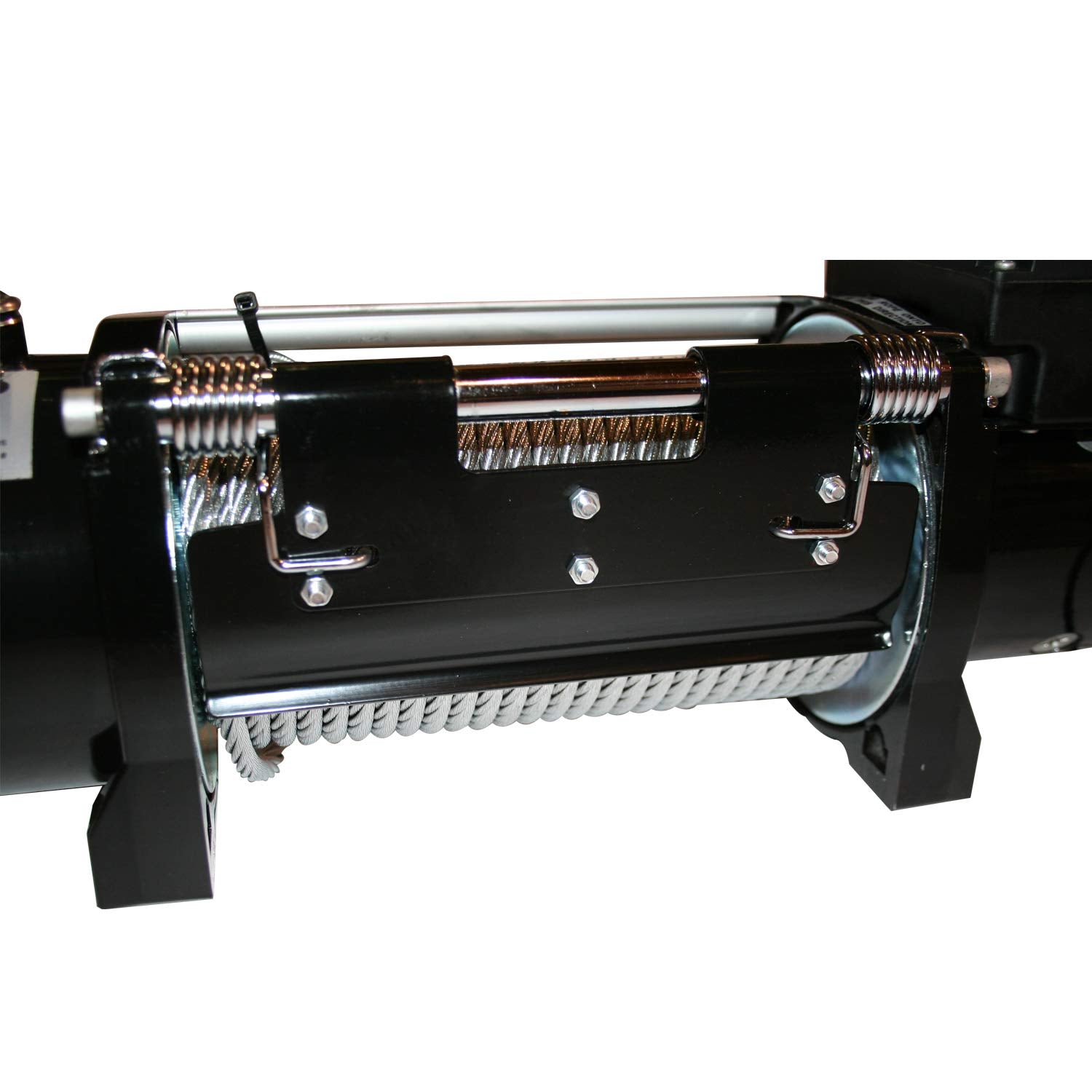 Tensioner Wire Rope Bulldog Winch 20234- for Truck Standard Series, Black