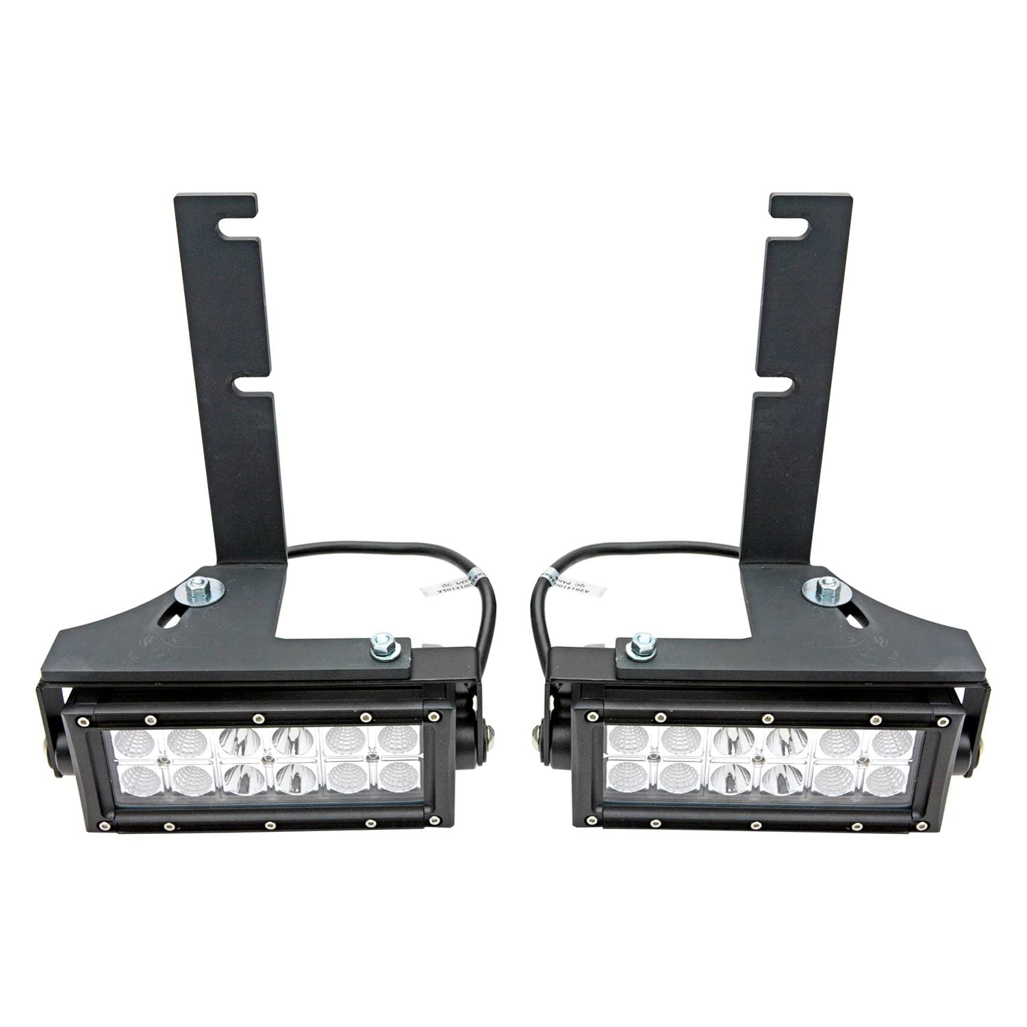 ZROADZ Rear Bumper LED Kit Z381421-KIT Incl. [2] 6 in. LED Straight Double Row Light Bars Universal Wiring Harness Mounts Under Rear Bumper
