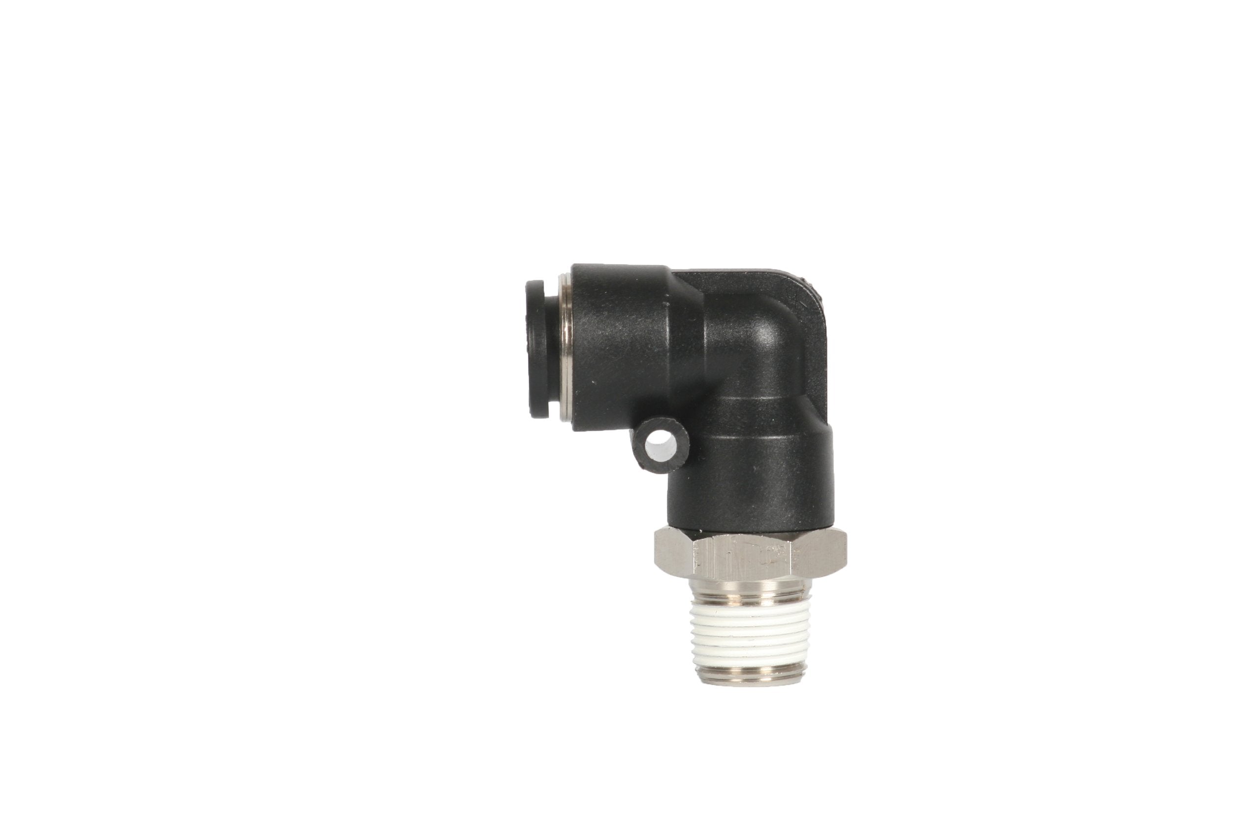 Elbow Adapter Fitting Rapidair with 1/2-Inch Tubing x 3/8-Inch Male NPT