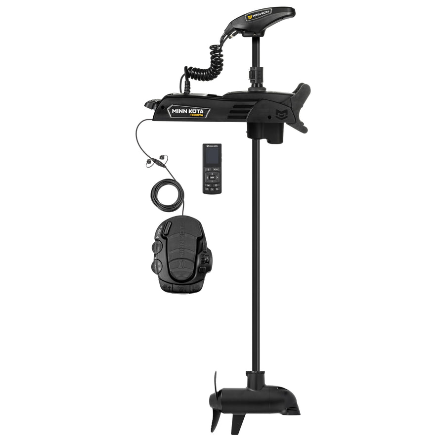 Minn Kota Quest Terrova Brushless Bow-Mount Electric Trolling Motor with Dual Spectrum Chirp Sonar – 90/115 Lb. Thrust, 60 in. Shaft, Freshwater