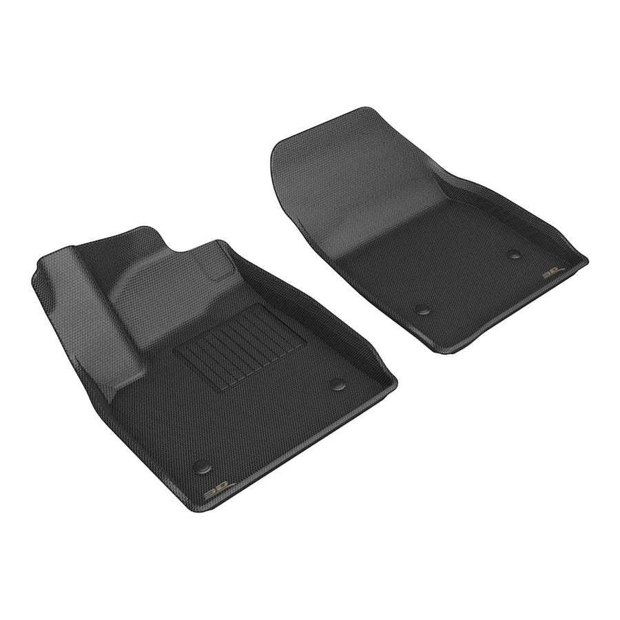 Custom Fit 3D MAXpider Kagu Floor Mat (Black) Compatible with Cadillac Lyriq 2023-2026 / Acura ZDX 2024-2026 - Front Row